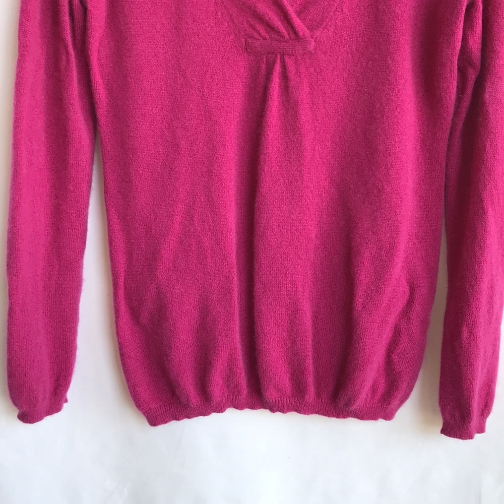 Mcduff Essentials Raspberry Cashmere Sweater, L - image 3